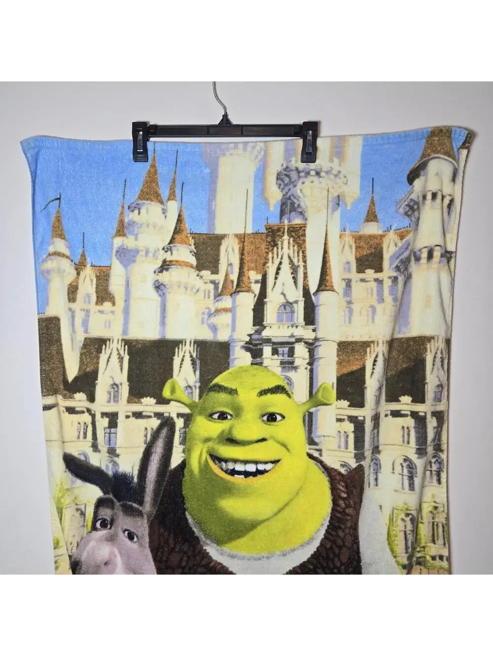 Shrek 3 the Third Beach Towel 2007 Collectible Movie Bath Donkey Dreamworks